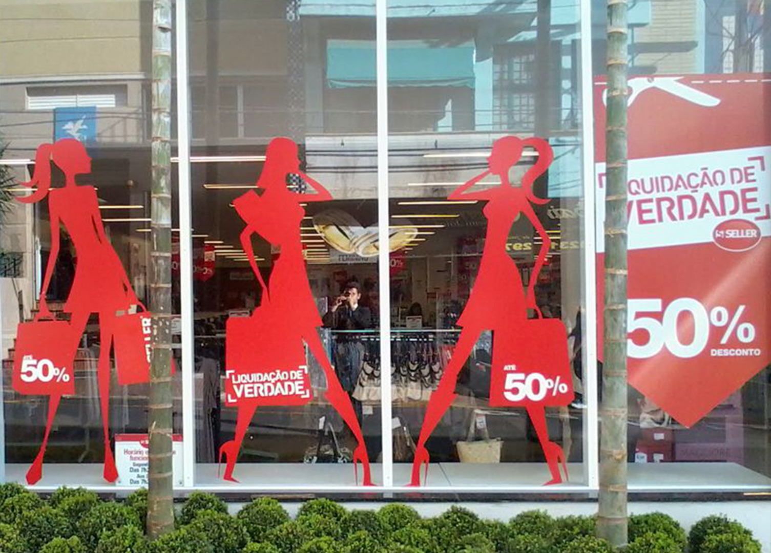 Adesivos para Vitrines — impressão látex Do it! Print RJ